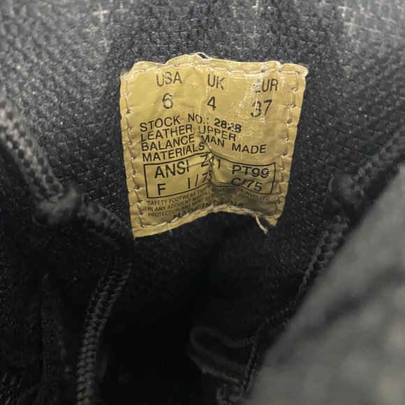 Bates Enforcer Series Womens Tactical Boots Size 6 Black Leather Combat Military - Picture 7 of 8